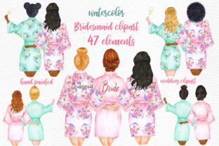Bridesmaid Clipart & Illustrations