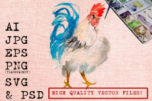 Cool Rooster Illustrations