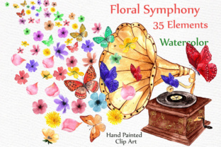 Floral Wedding Clipart and Illustrations