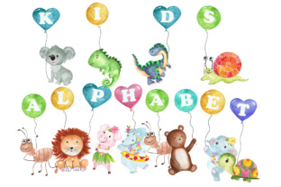 Kids Alphabet Clipart & Illustrations