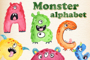 Monster Kids Alphabet Clipart Review